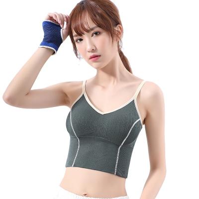 China Lady Upper Vest Seamless Bra Wire Girl Bra Sports Beauty U Crop Wireless Sexy QUICK DRY Back for sale