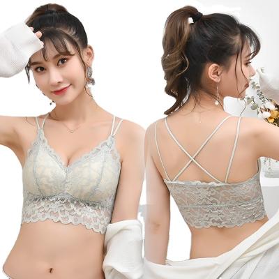 China New Arrival QUICK DRY Women Push Up Bra Top Wireless Lace Women Plus Bralette Underwear Lingerie Full Cup for sale