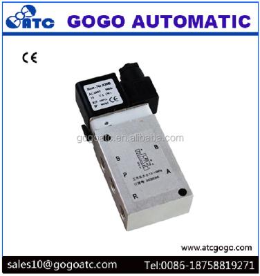 China HAILONG series 5 way 1/2 inch ac 220v herion 2636000 solenoid valves pneumatic directional valve 1/4