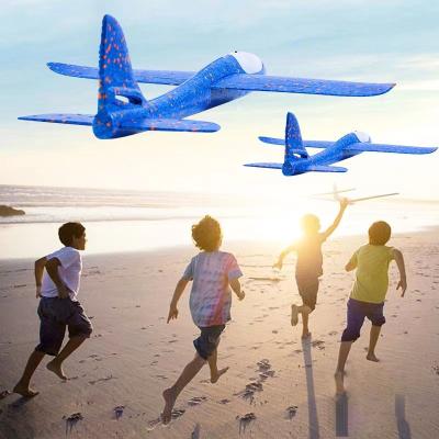 China Ourdoor Hot Sell 490mm EPP Glider Plane Party Favor Outdoor Sport Fun Game LED Light Foam Airplane 2023 Children's holiday gifts for sale