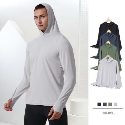 China Breathable Dropshipping Men'S Running Fitness Clothes Long Sleeve Gym Sports Suits Quick Dry Yoga Tights for sale