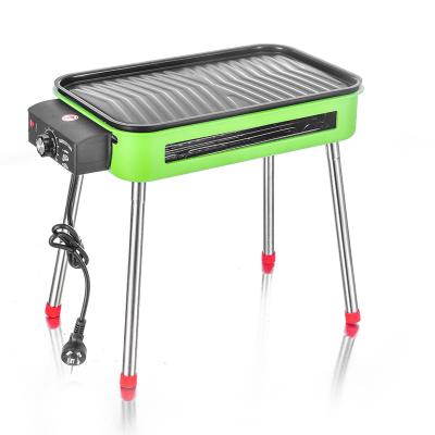 China Hot Sales High Quality 1800w Electric BBQ and Charcoal Grill SALDNES YZ-01P Electric and Charcoal Contact BBQ Grill for sale