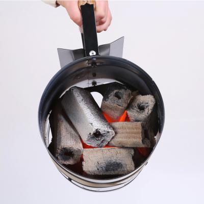 China High Quality Easily Cleaned SALDNES BBQ Tool Outdoor No Smoke Charcoal Chimney Basket Non-Stick Fire Starter for sale