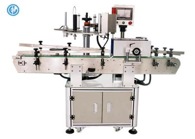 China PLC het Instrumentenmachine van het Controle Semi Automatische Etiket, Elektrische Ronde Fles Etiketteringsmachine Te koop