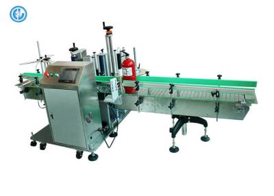 China Automatic Round Pail Bottle Label Applicator Machine , Plastic / Glass Label Machine for sale