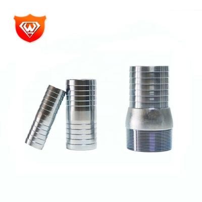 China Hot Dipped Galvanized High Quality Tubing Connection Carbon Steel Male Thread Pipe Nipple for sale