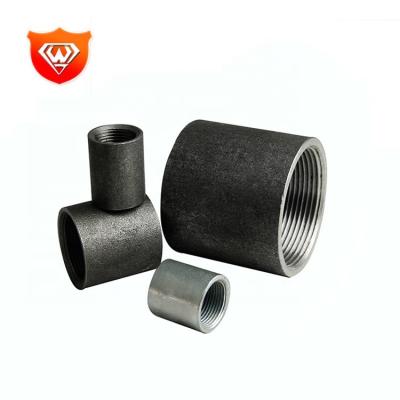 China Durable High Quality Full Carbon Steel Socket Thread Nipples Steel Coupling for sale