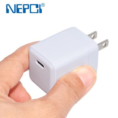 China Mobile Phone Travel Charger Adapter With A USB C Port Interface 5V 3A 20W USA EU Plug Smart Portable Mobile Phone for sale