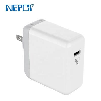 China 45W Mobile Phone Travel Retractable Charger with USB Type C PD Fast Charging for iPhone USA and China XJY-USB-202 NEPCI for sale