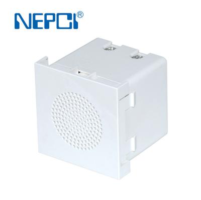 China The plastic flush mounting BT speaker module can be integrated into our different faceplates and table box XJY-LY-01 NEPCI for sale