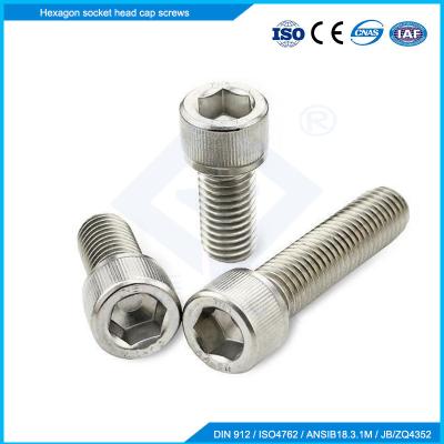 China Steel/Stainless Steel Hexagon Socket Head Cap Screws Stainless Steel Zhenya Fastener A2 A4 DIN 912 for sale