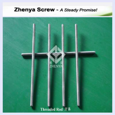 China SUS SS 201 9mm Threaded Rods for sale