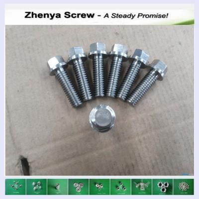 China Stainless Steel CE ISO Factory Price Free Sample Din 6921 Hexagon Flange Bolts for sale