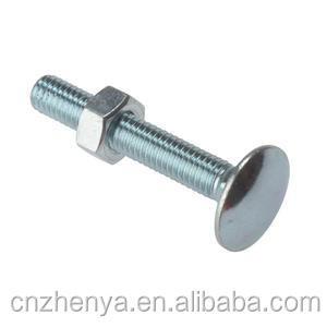 China m4 stainless steel/carbon steel square head bolts, jiagnsu zhenya square bolts for sale