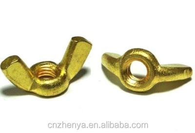 China DIN315 stainless steel brass wing nut by Jiangsu zhenya special screw company for sale