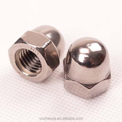 China SS201 M6 M8 M10 M12 Cap Nut Stainless Steel Cap Nuts Connecting Cap Nut for sale