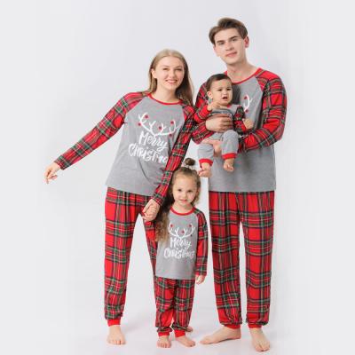 China QUICK DRY Christmas 2021 Wholesale Men's Matching Christmas Pajamas Kids Christmas Pajamas Family Pajamas for sale