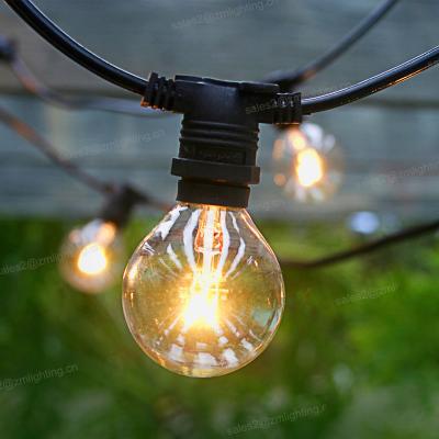 China Outdoor Fairy Lights Globe Christmas Festoon Party Wedding Garden Ball Connectable String Light for sale