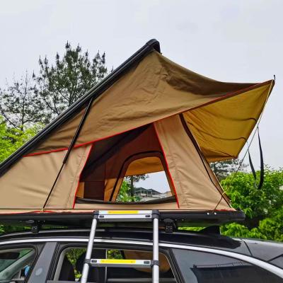 China Quick-Opening Triangular Quick-opening Hard-SHELL Car Tent 2 Person Tents For Outdoor Events for sale