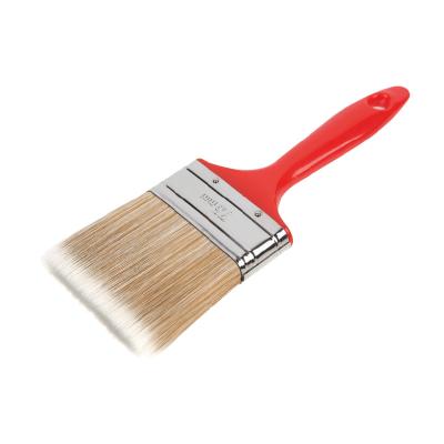 China Paint Tools Chinese Professional Quality MSN1242 Synthetic Filament Plastic Handle With Tin Ferrule Brush for sale