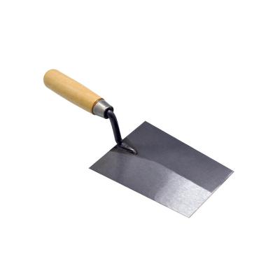 China MSN SQUARE High Quality Magic Trowel Carbon Steel Trowel With Wood Handle Garden Trowel for sale