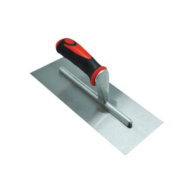 China Japanese Rubber Rectangle Trowel MSN Handle Carbon Steel Plaster Trowel 280*130mm Trowel Tile Trowel for sale