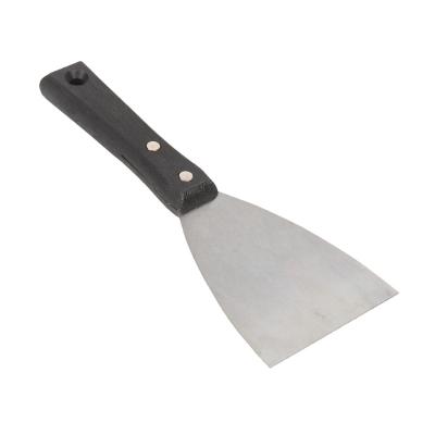 China Flat Head Yard Scraper MSN Low Price Carbon And Stainless Steel Handle Scraper Plastic Putty Knife for sale