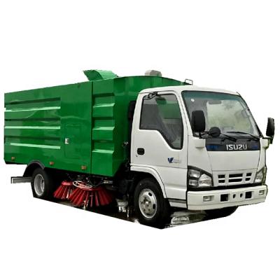 China Street isuzu 130hp sweeper truck 5m3 vacuum road sweeper cleaning vehicle for sale for sale