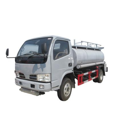 China Dongfeng carbon steel Q235 stainless steel 1300 gallon mini diesel fuel refueler dispensing mobile kerosene tanker truck for sale Dominica for sale