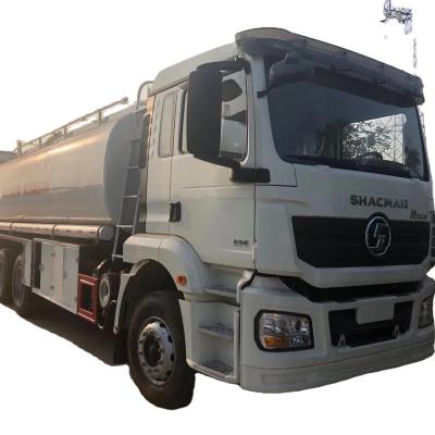 China Stainless Steel Shacman H3000 336HP Carbon Steel Q235 20000 Liter Fuel Tanker Truck for sale