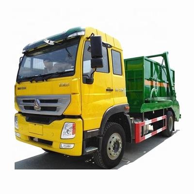 China Factory 4x2 6x4 Sinotruk HOWO 5 to 20 Cubic Swing Arm Garbage Truck for Sale for sale