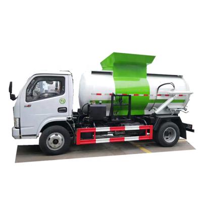 China Factory Dongfeng 5m3/5cbm/5000liters Trashmaster kitchen garbage truck 5ton refuse collector truck for sale for sale