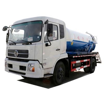 China Dongfeng 10000liters sewage tank truck vacuum pump road sewer fecal suction trucks for sale 11 - 20T for sale