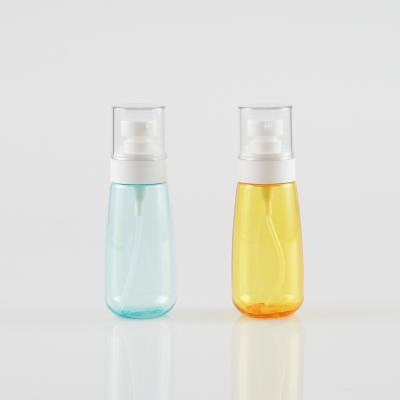 China 30ml 60ml 80ml 100ml PETG Essence Bottle Travel Cosmetic Plastic Cream Bottle for sale