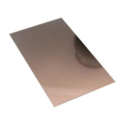 China Wholesale Stainless Steel Plate Sheet Rose Gold Mirror Metal Decorative From Factory 304 Stainless Steel Industry for sale