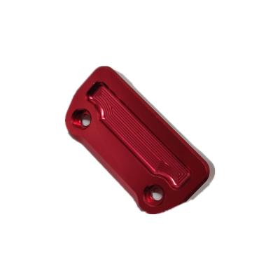 China CNC Milling Anodized Aluminum Tube Clamps Wholesale Custom Size Aluminum Machining Part in Red for sale