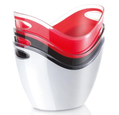 China Hot Selling Plastic Aluminum Beer Ice Bucket For Bar And Hotel for sale