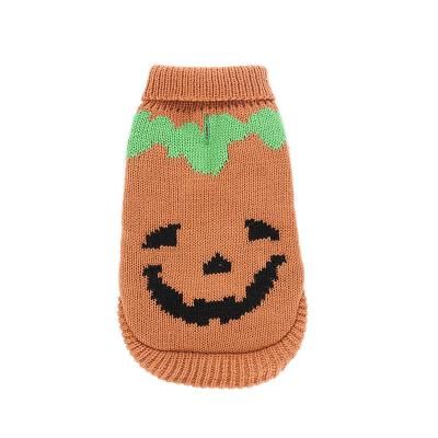 China Viable Pet Clothing Dog Clothes Pets Coat Knitting Sweater Happy Halloween Day Dog Costume for sale