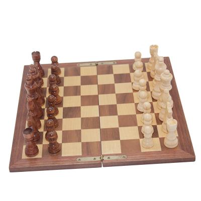 China New 2018 Portable Chess Game Design Folding Chess Pieces Professional Board Game Board Sets 3 in 1 Games for sale