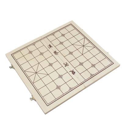 China High End Wooden Wooden Chess Board Game Set Folding Chinese Chess Box for sale