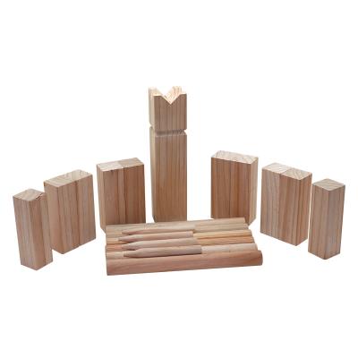 China Garden Game Kubb Set Outdoor Games Wooden Kubb Garden Set Games for sale