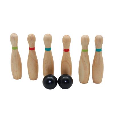 China OUTDOOR WOODEN NATURAL WOOD ROLLING SET FOR KIDS AND ADULTS WITH 10 20*6.5 CM ROLLING for sale