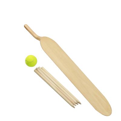 China Wooden Cricket Bat With Tennis Cricket Ball For Age 8-12 CUSTOMIZED CM for sale