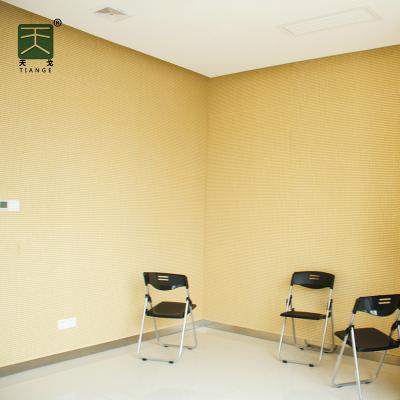 China Modern TianGe MDF Sound Board Perforated Wood Sheet Acoustic Soundproof Building Material For Room for sale