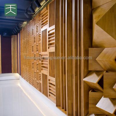 China Factory 2D/3D QRD Modern Triangle TianGe Diffuser Panel Dinding Akustik Diffuser Panel Untuk Wooden Acoustic Kedap Suara for sale