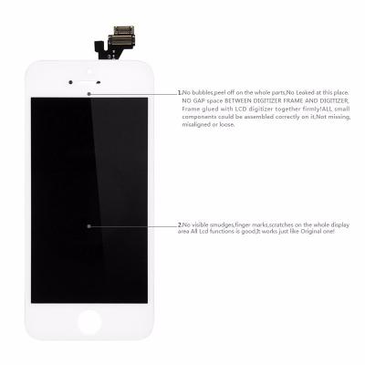 China Apple Iphone 5 Screen Glass Replacement With IPS Outer Glass , Professional Customized for sale