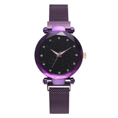 China New arrival magnetic strap watch fashion sky dial watch for sale