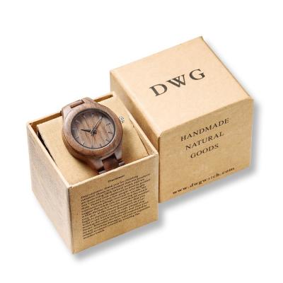 China Elegant Women'S Waterproof Wooden Wrist Watch Japan Movement for sale