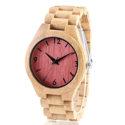 China Reloj de reloj de madera de pared de la muñeca de madera sólida en venta