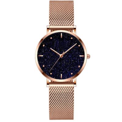 China Sky Star Dial Modern Ladies Watches , Women'S Quartz Stainless Steel Casual Watch for sale